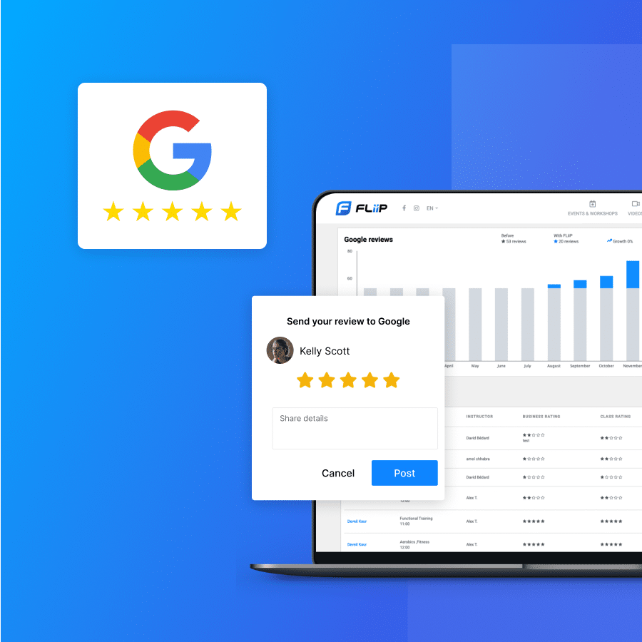 Google Reviews: une approche logicielle de gestion de gym