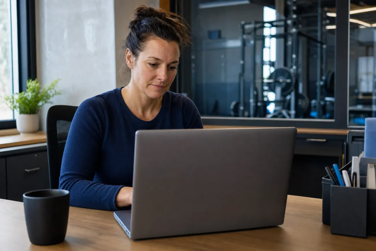 Manager reviewing follow-up workflows on a back-office screen